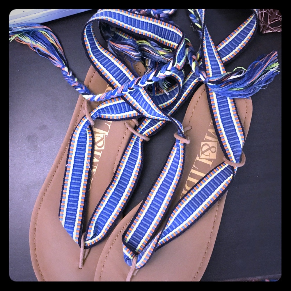 Sam and Libby Lace Up Sandal